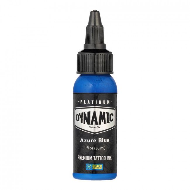 Encre de tatouage Viking de Dynamic Platinum - Bleu azur - 30 ml