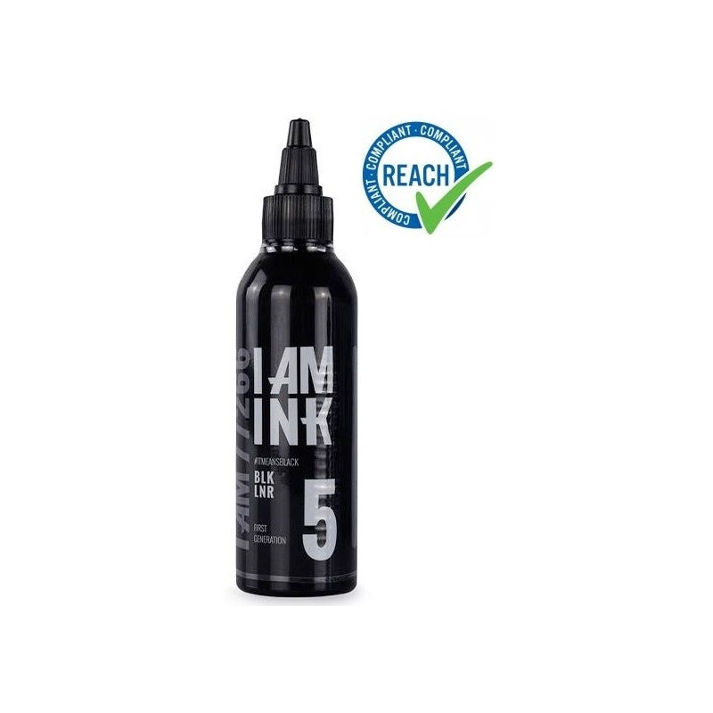 Encre de tatouage I AM INK #5 Black Liner - 50ml