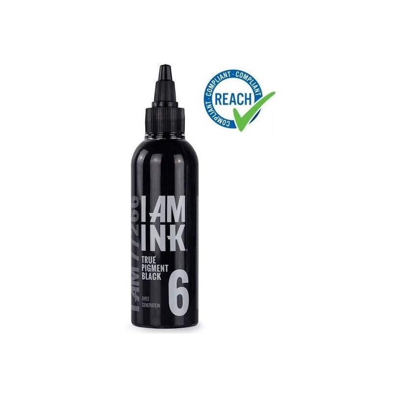 Encre de tatouage I AM INK #6 True Black - 50ml