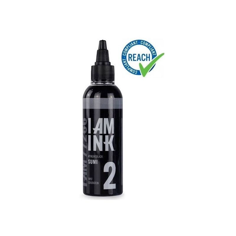 Encre de tatouage I AM INK #2 Sumi - 50ml